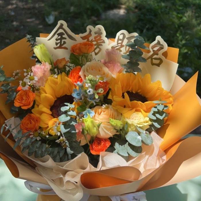 西安户县送高考生什么花